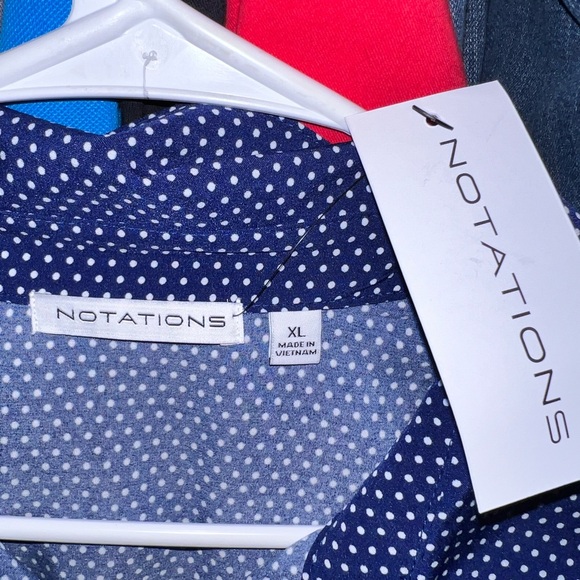 NOTATIONS LADIES SHIRT SIZE XL - Picture 3 of 3